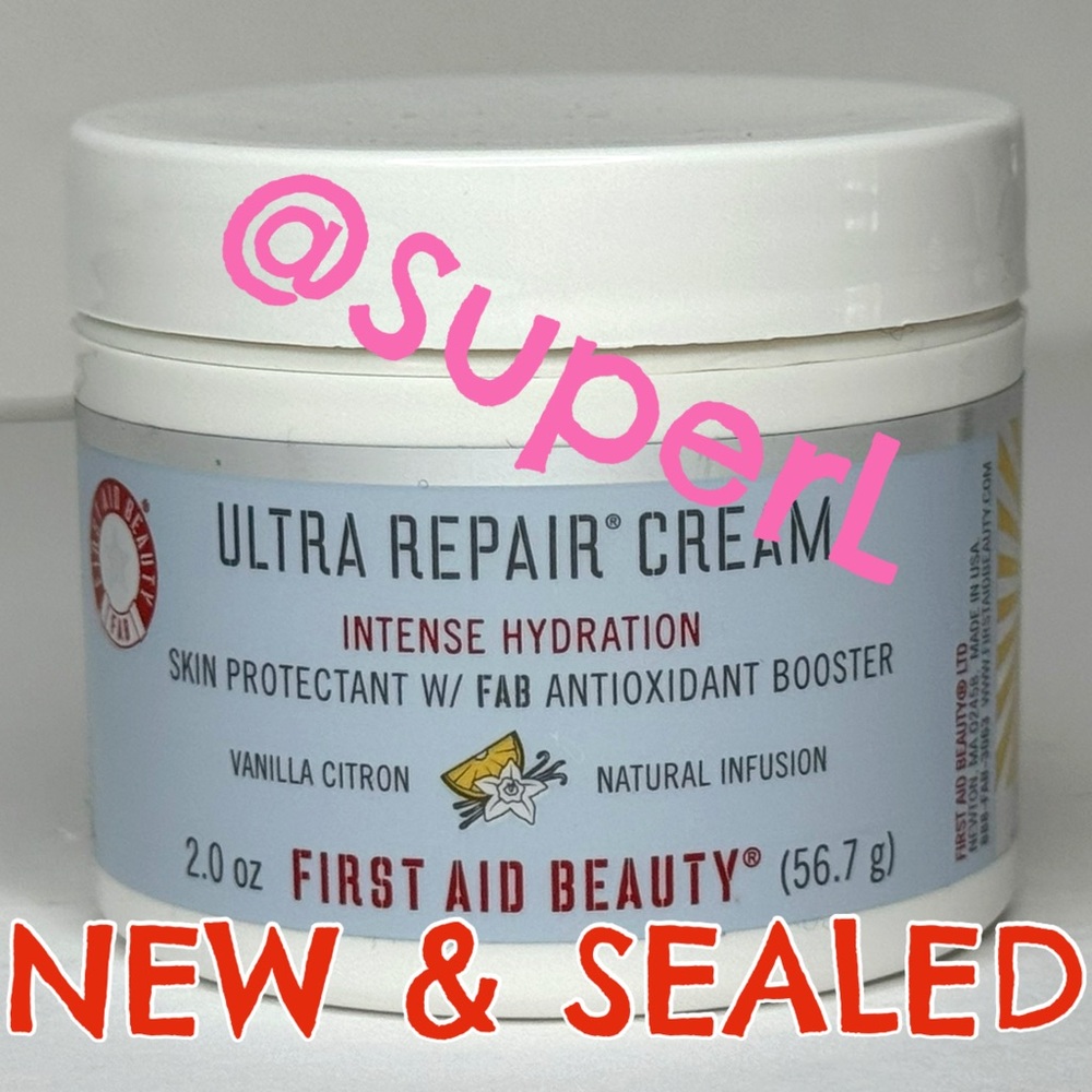 3/$15 NEW First Aid Beauty Ultra Repair Cream Vanilla Citron Moisturizer Lotion